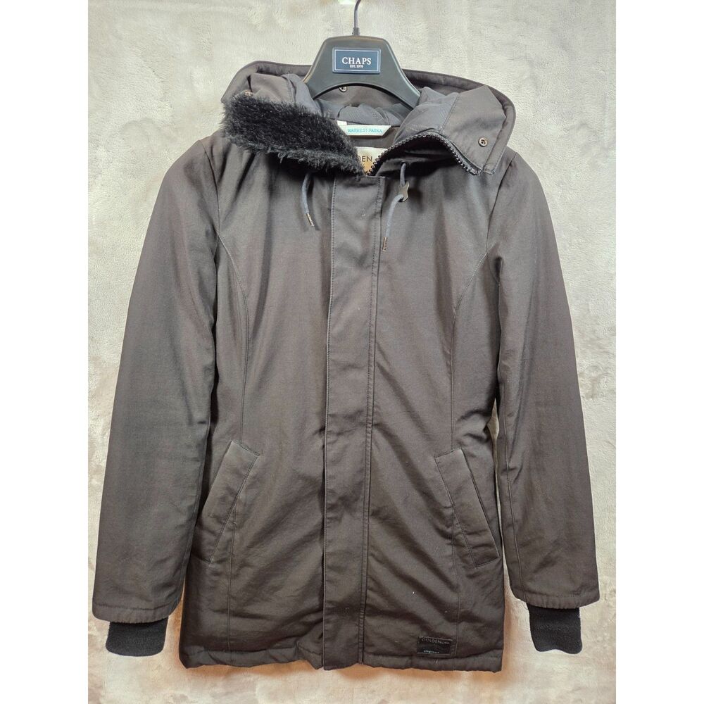 Golden by TNA Haven Parka XS Black Down Altitude Series Warmest Aritzia